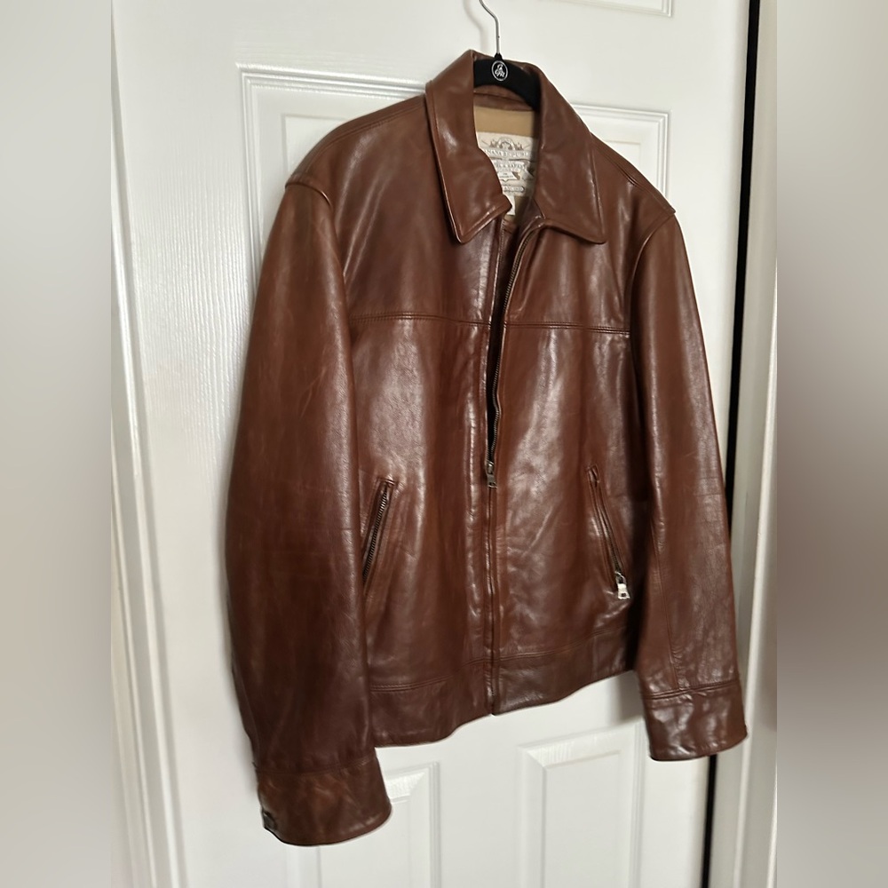 Awesome man’s leather jacket.